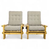 Paire de fauteuils "Dymling" par Yngve Ekström pour Swedese