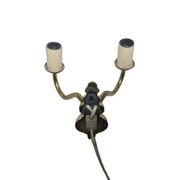 Two-armed wall lamp, Sweden, 1970s