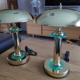 Pair of mushroom lamps model CIMA Lighting Industrial 1970