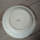 Large round antique ironstone dish