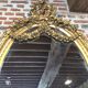 Oval mirror in Louis XV style, large model.