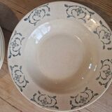 7 old iron earth soup plates
