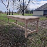 Solid oak farm table