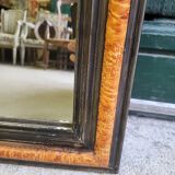 Small mirror louis philippe noir of the XIX  th siecle n° 43