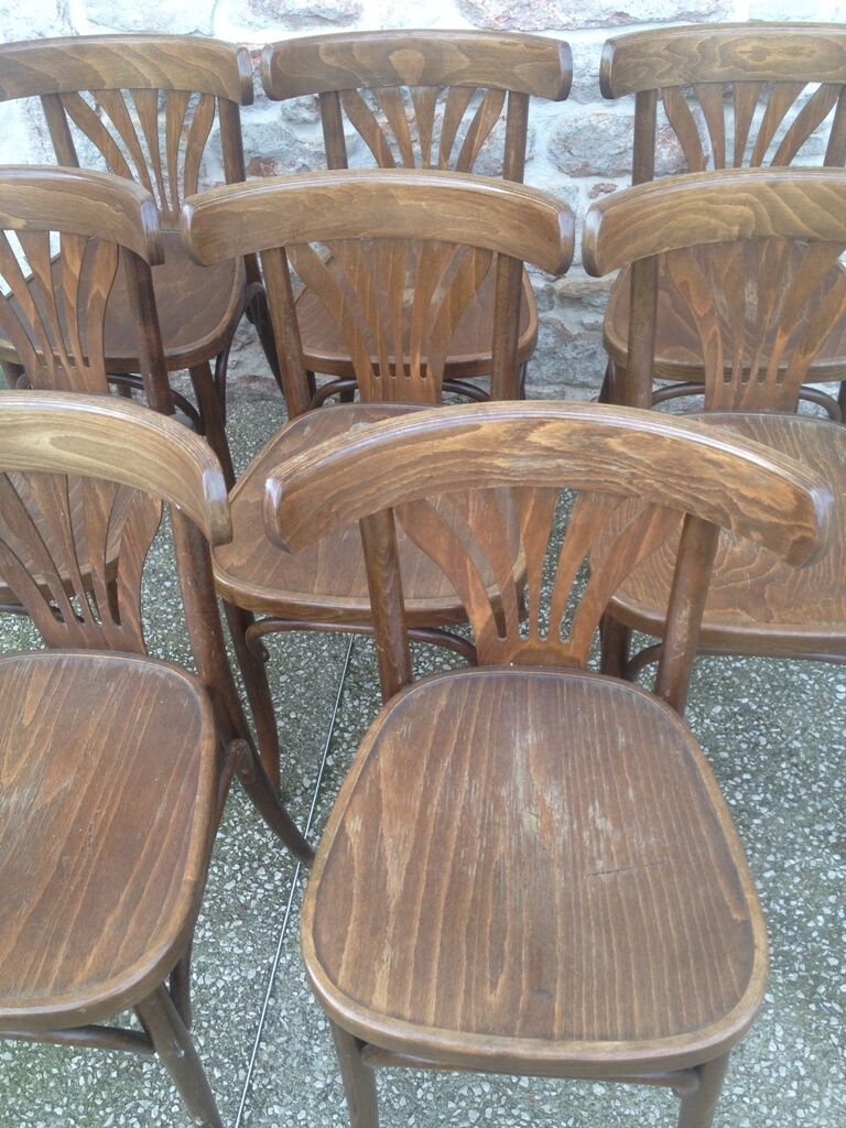 Set of 8 chairs Bistro