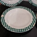 5 Sarreguemines and Digoin Scossais flat plates