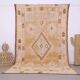 Yellow Vintage Moroccan Rug 181 x 314 cm, Berber Wool Rug, Bohemian Rug
