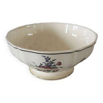 Antique Villeroy & Boch Earthenware Salad Bowl - 1562 - Pink