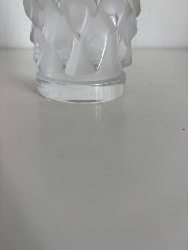 Tête d'Aigle en cristal Lalique signé, années 80