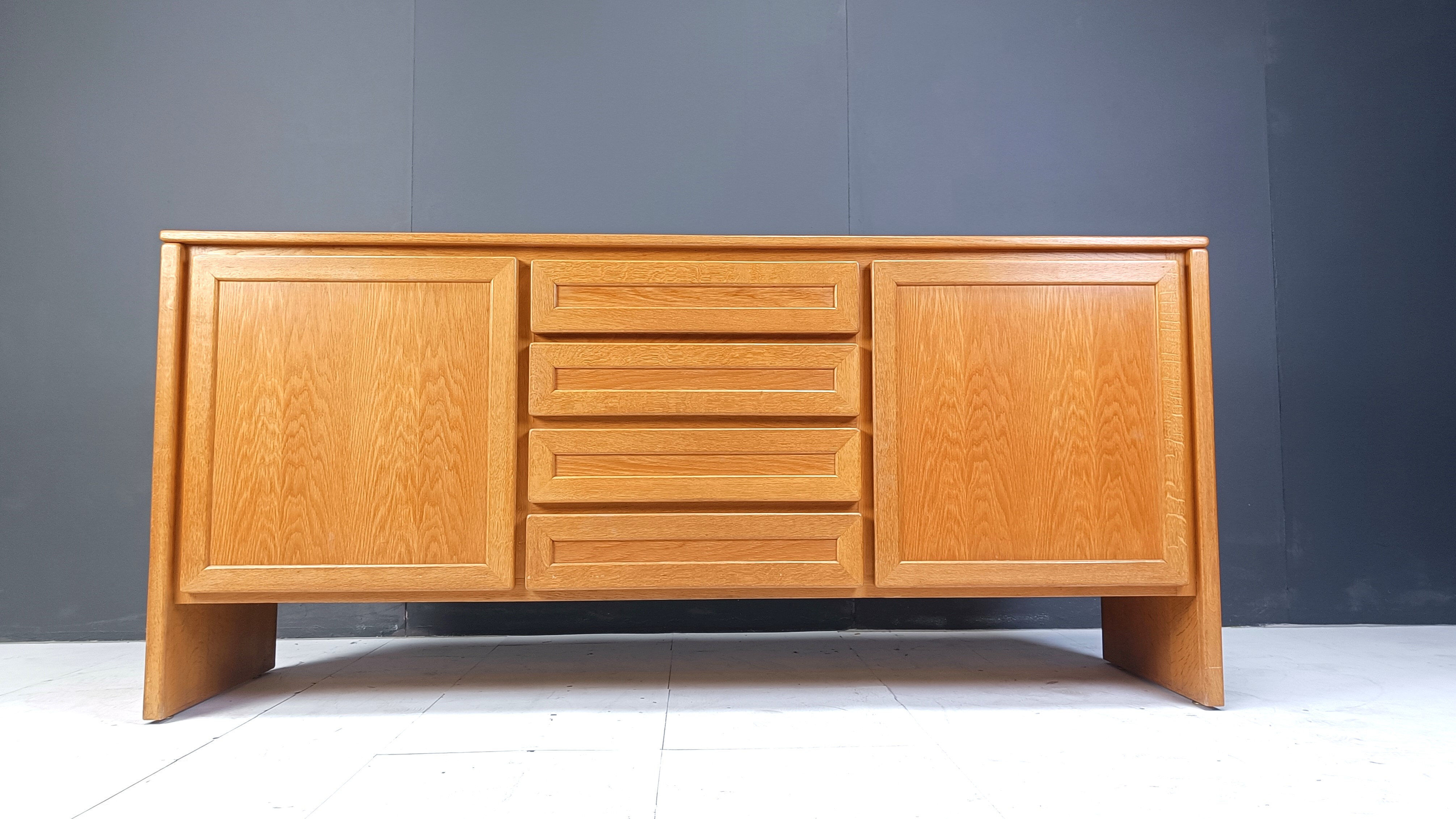 Vintage oak sideboard, 1960s