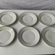 White plates filet gold Selency x Croisé Laroche