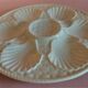 Longchamp white earthenware oyster plate