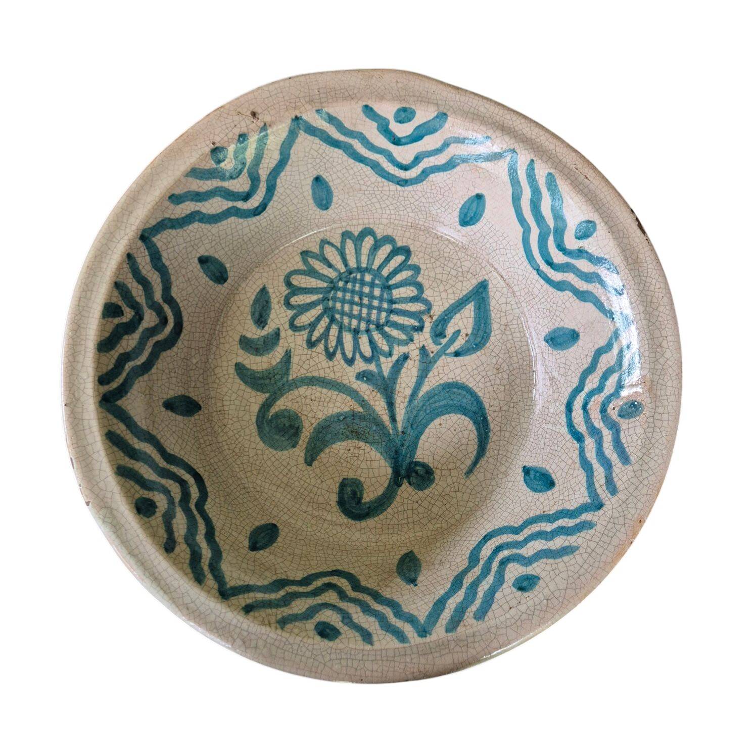 Old ceramic plate