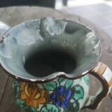 Cerart Monaco 50's floral pattern slip vase