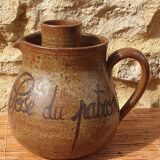 Glazed stoneware chiller pitcher