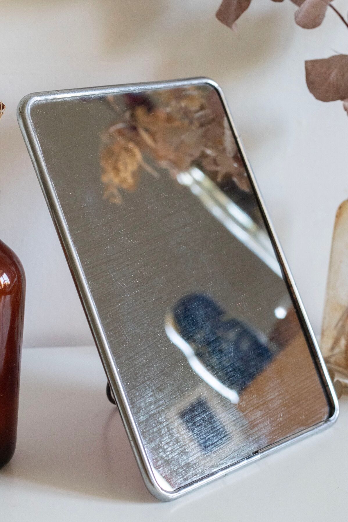 Vintage barber mirror 24*18cm