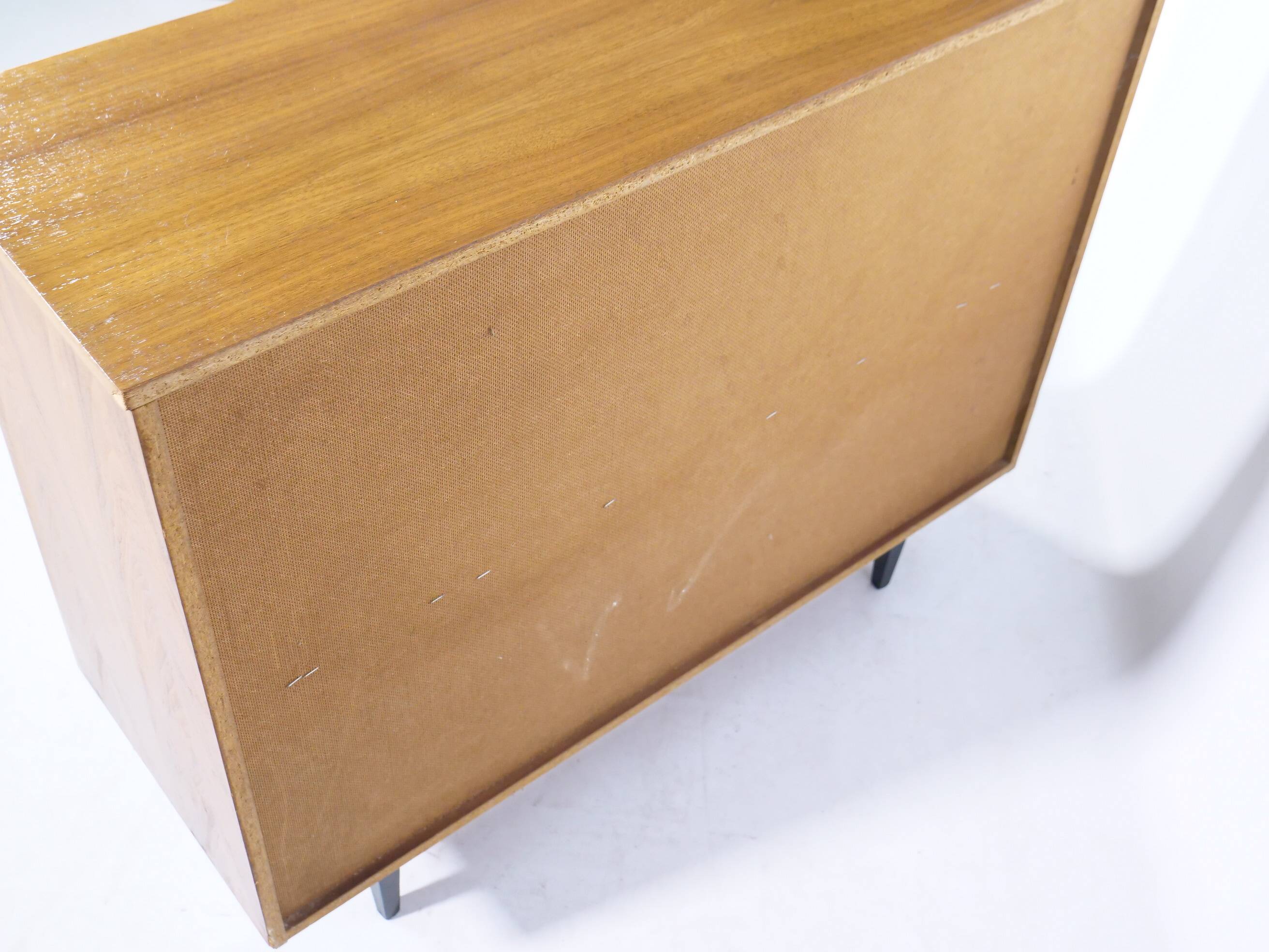 Buffet à chaussures vintage en teck, design milieu du siècle, années 1960