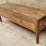 Old bench - Burmese teak chest