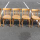 6 Baumann beech chairs