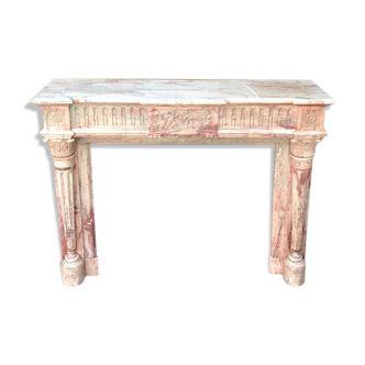 Louis XVI style marble mantel