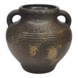 West Germany golden brown vase