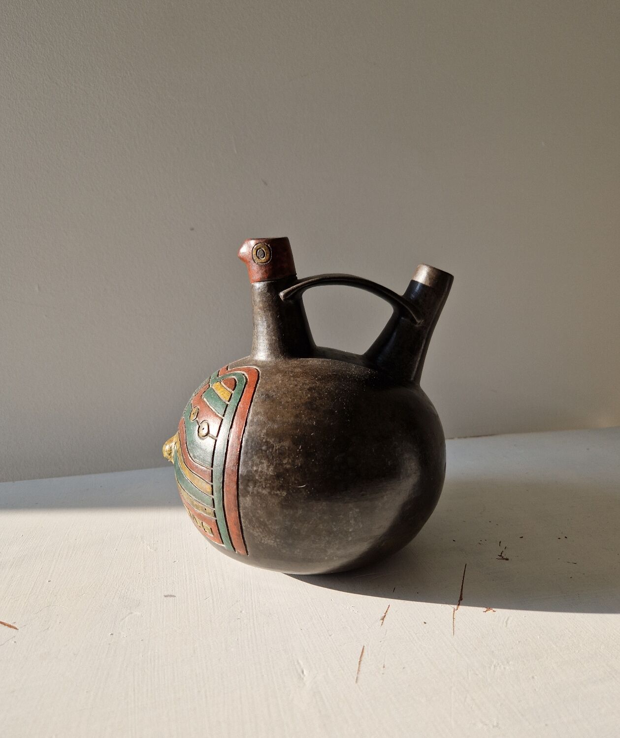 Vase céramique zoomorphe