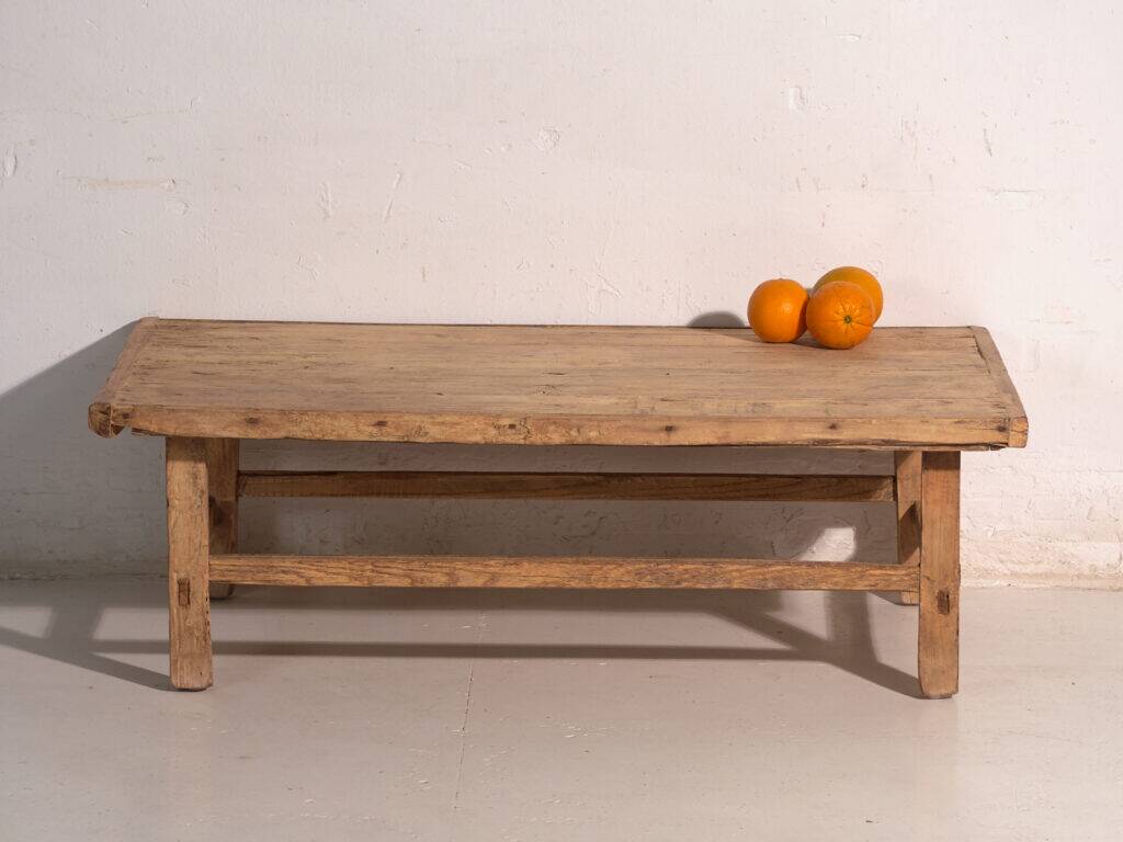 Antique pine coffee table – China, circa 1890
