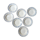 Set of 7 soup plates n°64 Moulin des Loups et Hamage