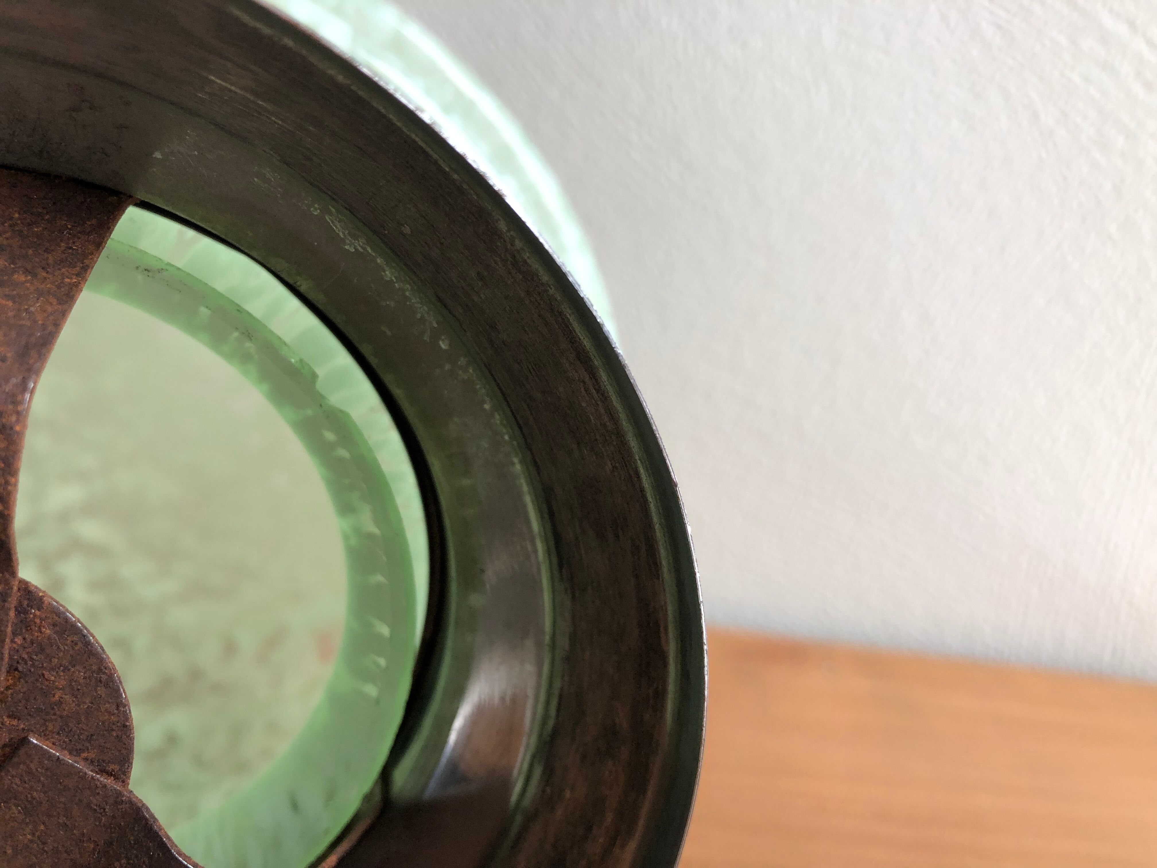 Green Clichy glass luminaire