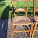 6 chaises anciennes paillées en fruitier