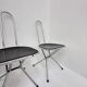 Set of 4 postmodern folding chairs by Niels Gammelgaard for Ikea, 1980s