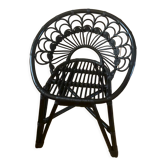 Fauteuil en rotin peacock