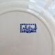 Antique flat plates, ironstone Salins – Checkerboard model
