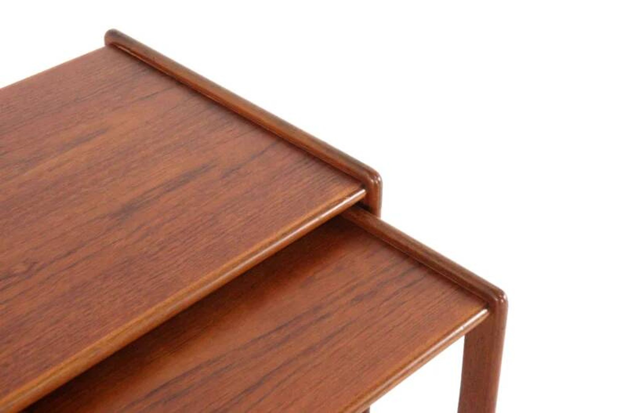 Arne Hovmand Olsen coffee table for Mogens Kold with 2 nesting tables.