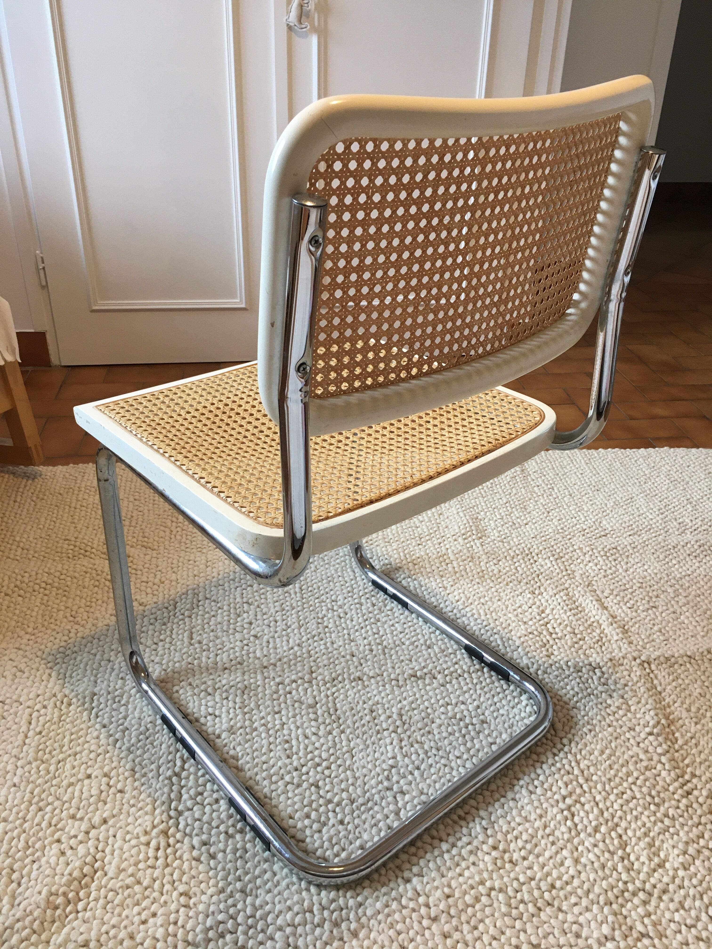 Lot of 3 chairs Cesca B32 Marcel Breuer