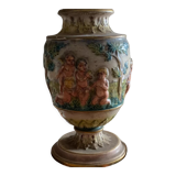 Old angels vase