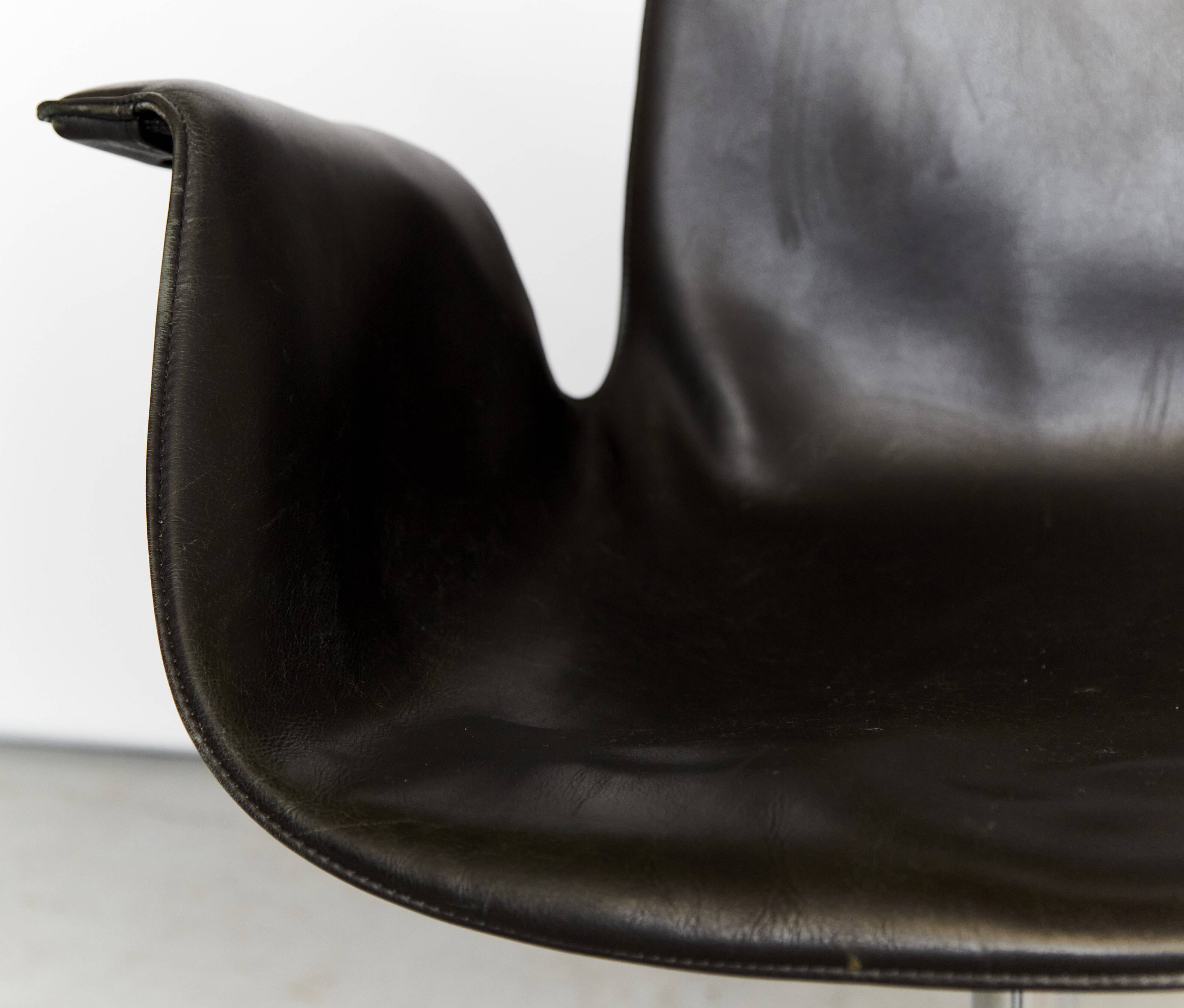 Chaise de Bureau Modèle 6725 Tulip par Preben Fabricius & Jørgen Kastholm pour Walte