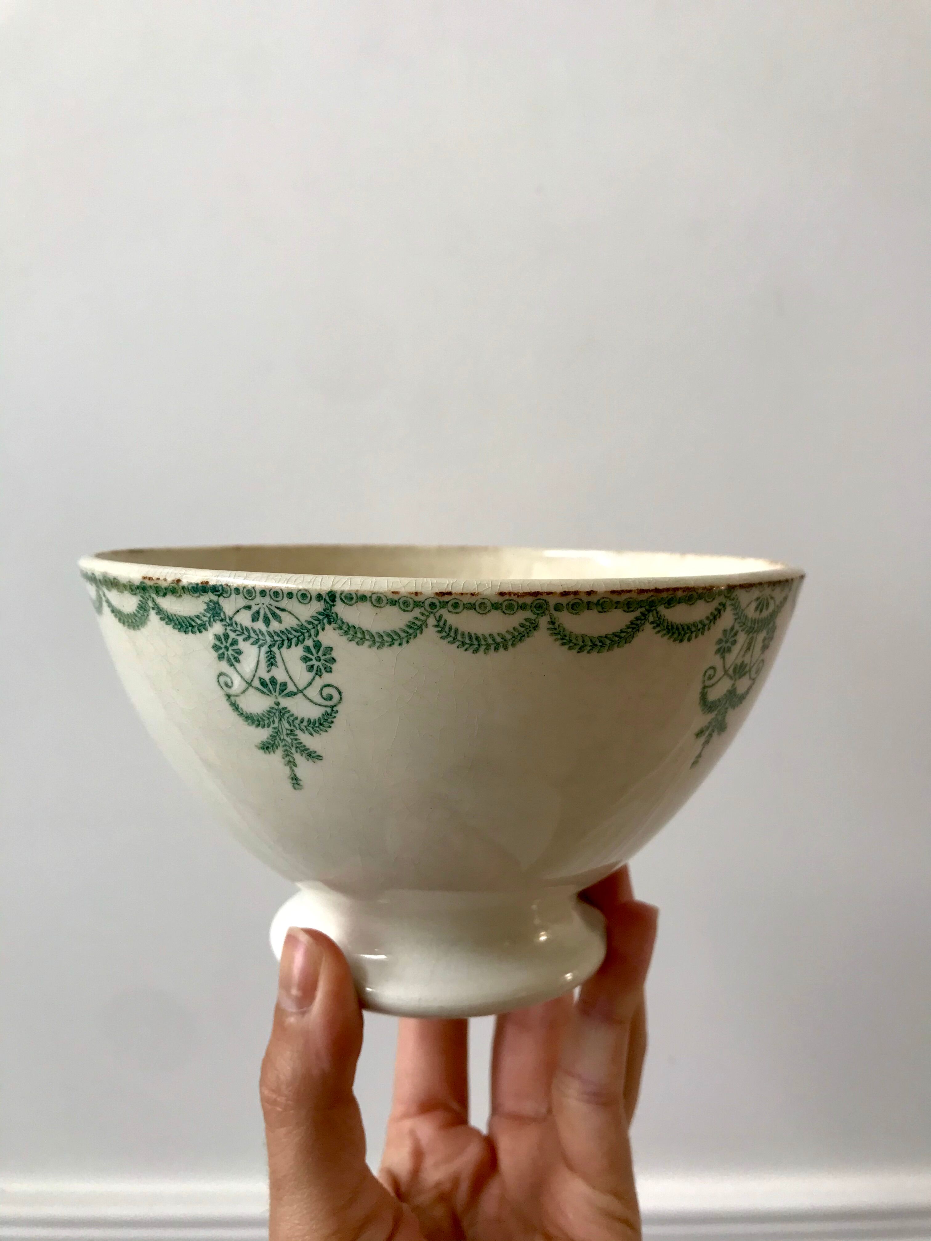 Bowl in Terre de Fer Moulin des Loups late nineteenth