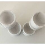 Set of 6 Vintage Marble Egg Cups