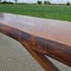 Lot de 2 bancs en orme massif par Aranjou