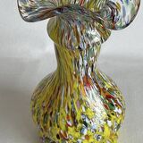 Vintage Murano Millefiori Glass Vase – Mouth Blown – Italy