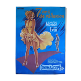 Poster out French (70 years) "Seven year itch" (1955)