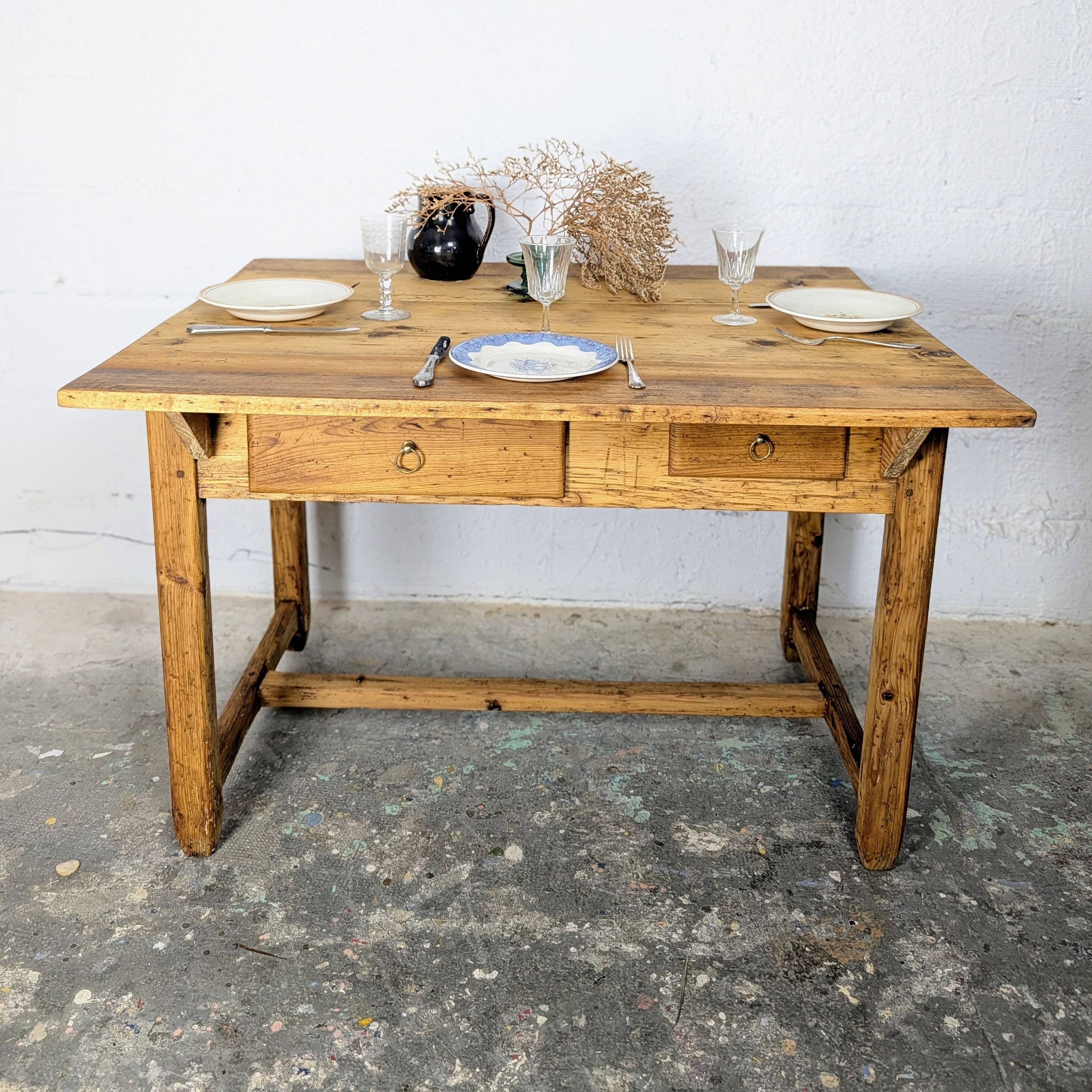 Farmhouse island table
