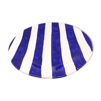 Blue-white ceramic dish