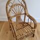 Fauteuil rotin enfant