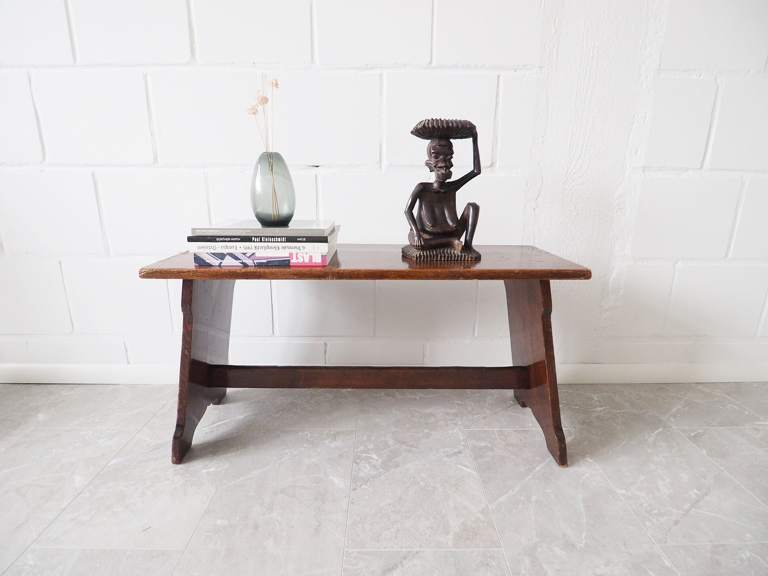 Banc rustique en bois massif