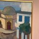 Original  Swedish Oil on Canvas – “Rhodes” by L. Wilton –  Dated 1962