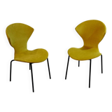 Pair of chairs by Geneviève Dangles & Christian Defrance 1950