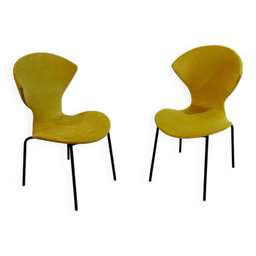 Paire de chaises de Geneviève Dangles & Christian Defrance 1950