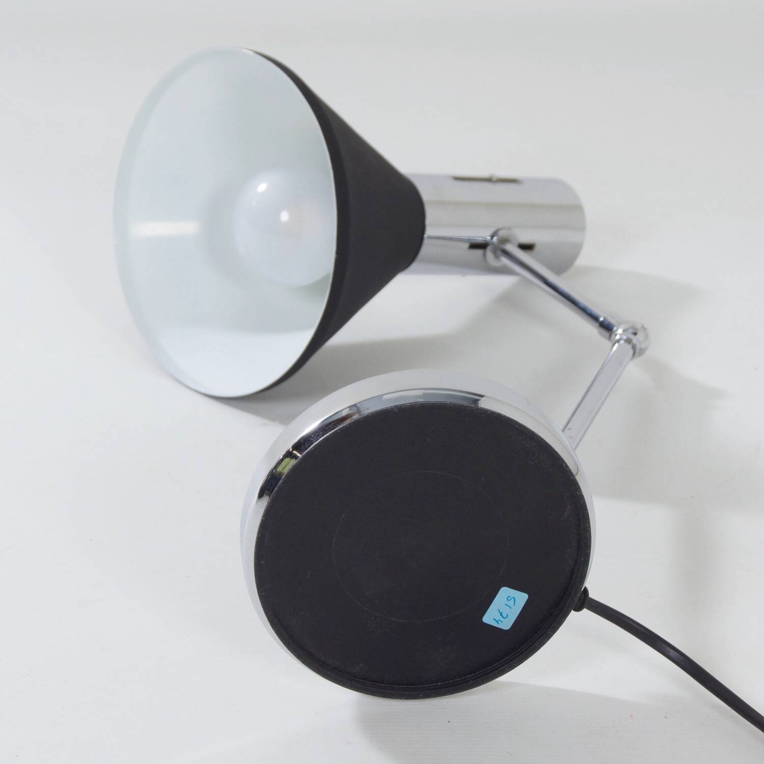 Black Desk Lamp Made in Italy, Florence, 1960s